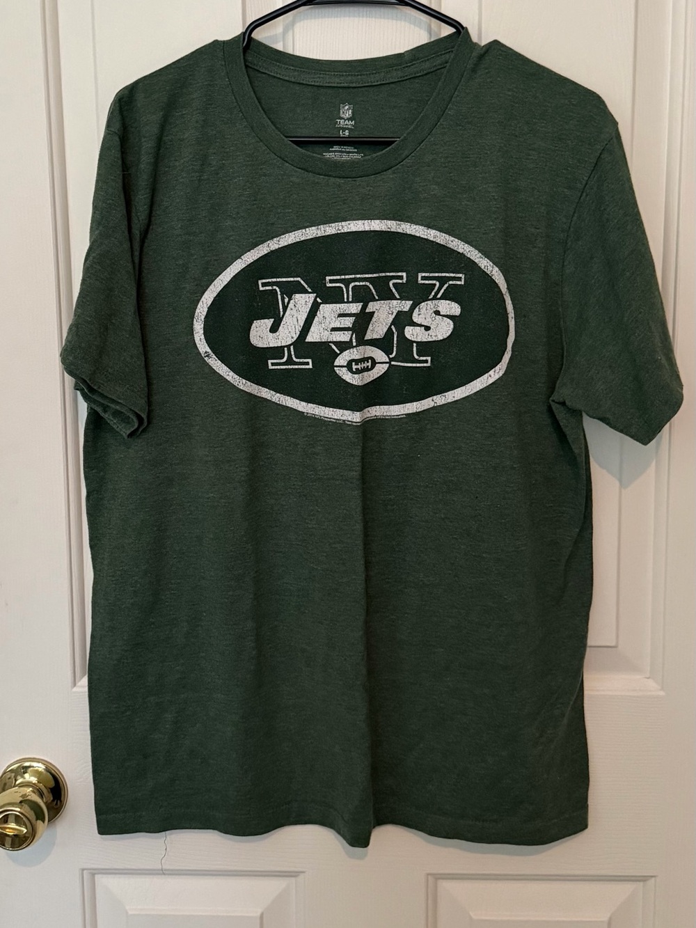 NFL New York Jets Green Short Sleeve Logo Tee